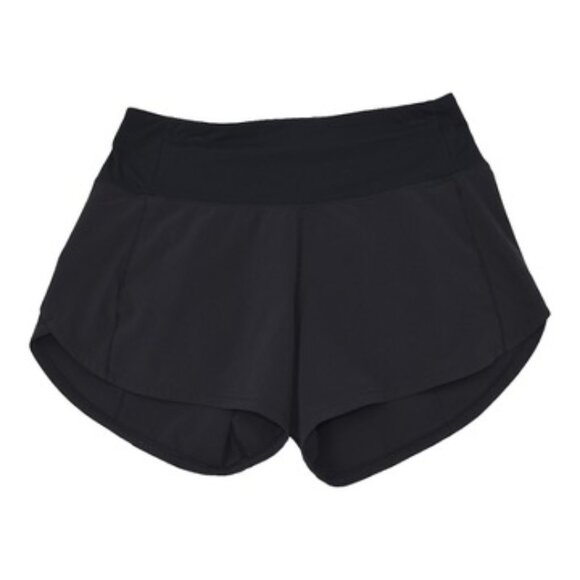 Lululemon Speed Up Shorts 3" Black Size 2 Tall Athleisure Running Gym Minimalist - Picture 2 of 6